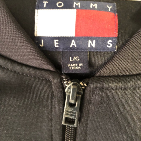 Men’s Reflective Tommy Hilfiger Zip-Up Sweater - Picture 2 of 3